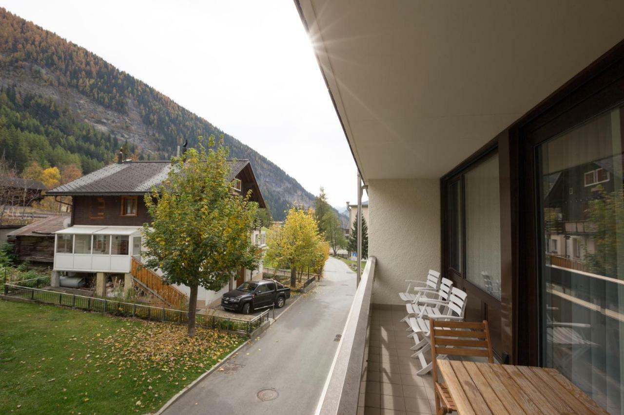 Ferienwohnung Haus Fortuna Leukerbad Exterior foto